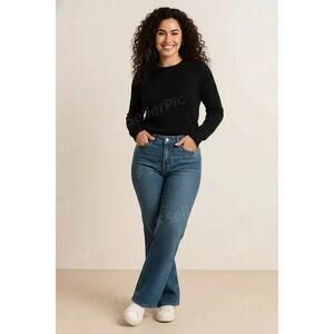 🖤 Smartwool Black Merino Blend Sweater – Size Small